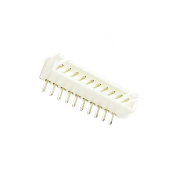 10 Pin JST Connector Male (90 degree) - 2.54mm Pitch - MirageGrove