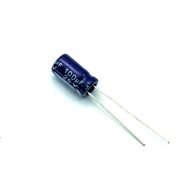 100 uF 25V Polar Capacitors - MirageGrove