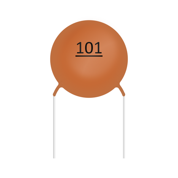 100pF (0.1nF, 101) 50V Ceramic Capacitor