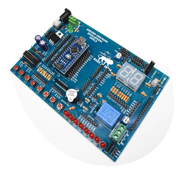 Arduino UNO/Nano Development Board Shield with Nano Board - MirageGrove