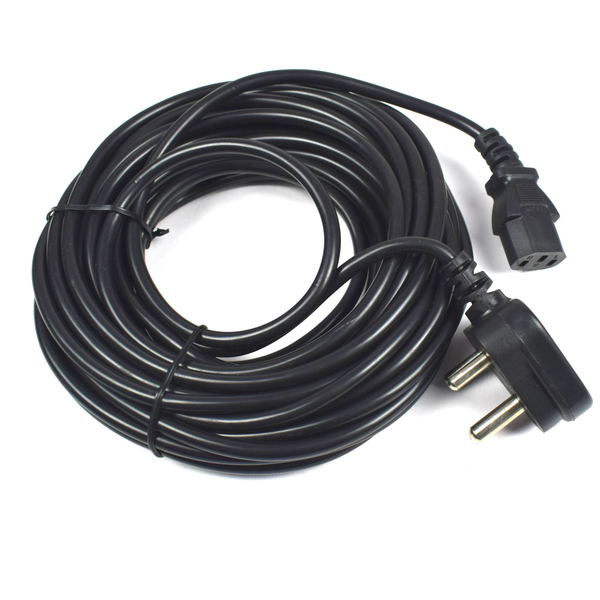 Falcon 14/38 3 Core 6A 250V C13 Power Cord For Computer  (15.0 Meter) - MirageGrove