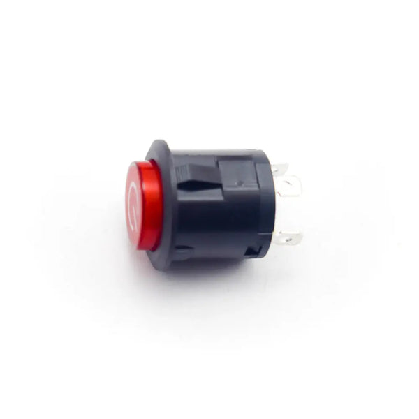 16A 250V Lock Type ON/OFF Push Button Round Miragegrove