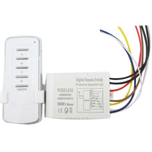 4 Channel wireless Digital Remote Control Light Switch - MirageGrove