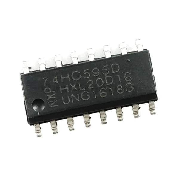 74HC595 8-bit serial-in, serial or parallel-out shift register with output latches; 3-state Miragegrove