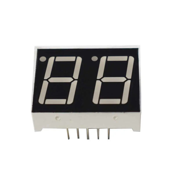 2 Digit Seven Segment Display - Green (Common Anode) Miragegrove