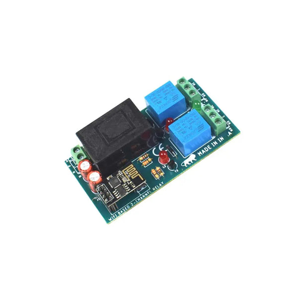 ESP-01 Wi-Fi Based Home Automation Module with 2 Channel Relay Miragegrove