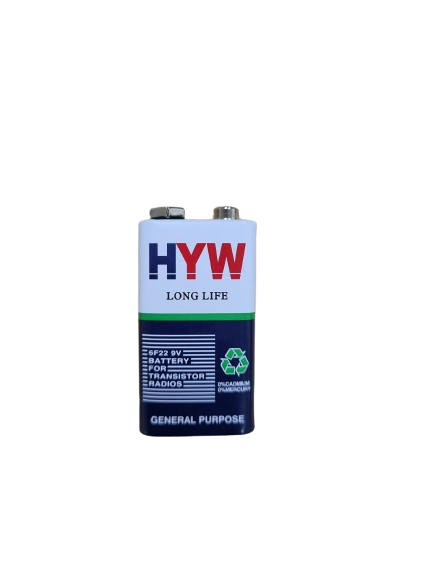 Hi-Watt 9V Battery.