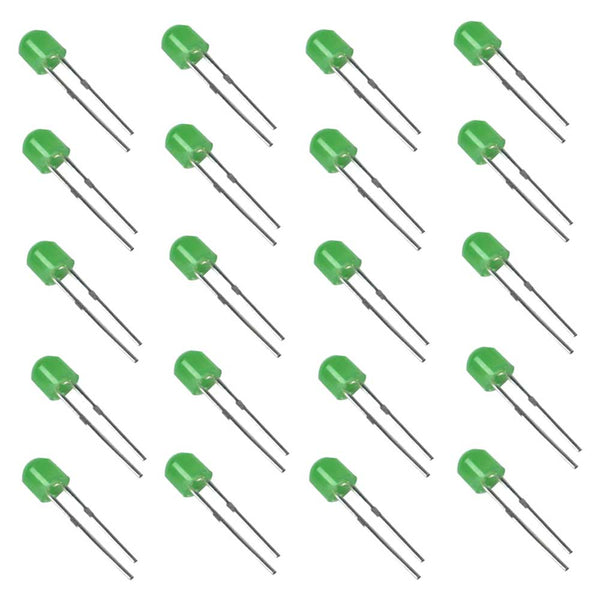 4.8mm 360 Degree Green Diffused LED(1000-1200mcd) (Pack of 4000) - MirageGrove