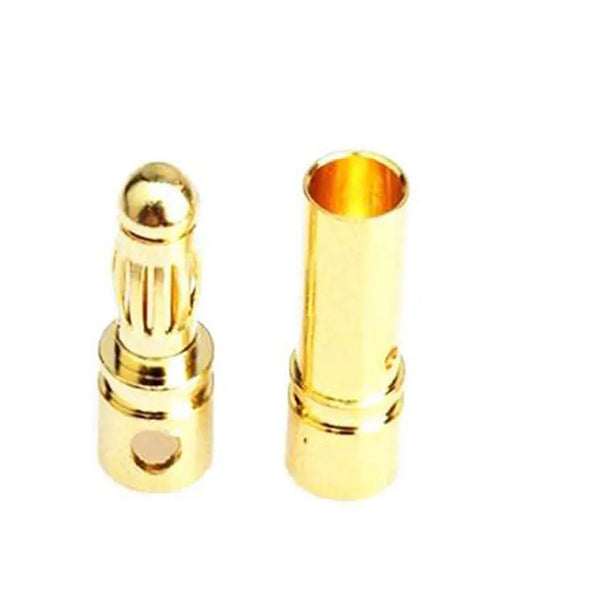 3.5mm Gold Bullet Connector Pairs Miragegrove