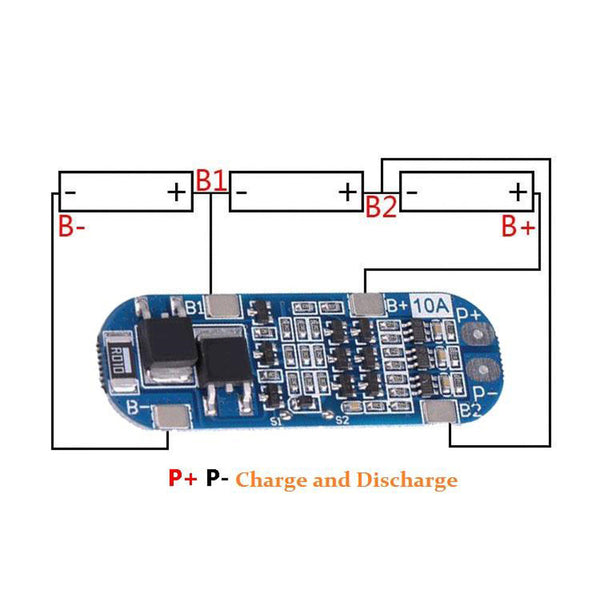 3S 11.1V 10A 18650 Lithium Battery charger module with overcharge and over current protection