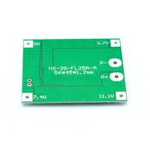 3S 25A 18650 Lithium Ion BMS for 11.1V Battery