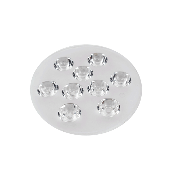 Polycarbonate Lens for 9 LED Base Plate