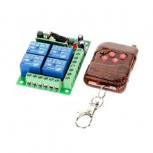 433MHz 24V 4 Channel Relay Module Wireless with RF Remote Control Switch - MirageGrove