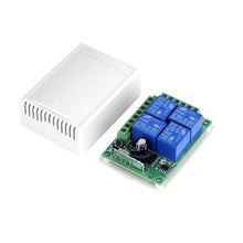 433MHz 24V 4 Channel Relay Module Wireless with RF Remote Control Switch - MirageGrove