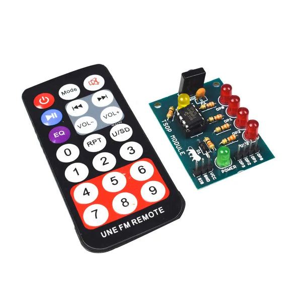 Wireless TSOP Module (4-Bit Module) with IR Remote Control Miragegrove