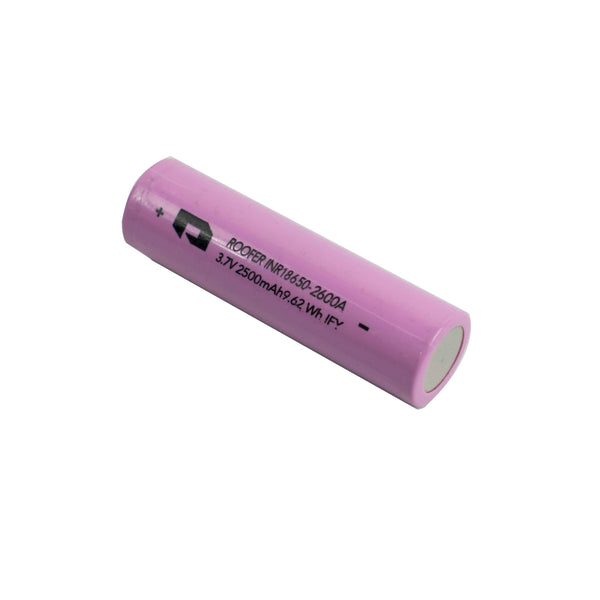 Roofer 3.7V 2500mAh 18650 Lithium Ion Battery