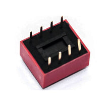 4 Way DIP Switch SPST - 2.54mm Pitch Miragegrove