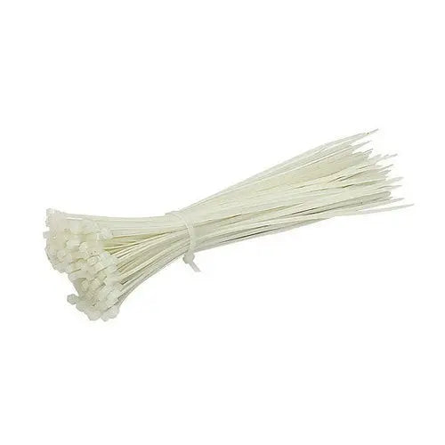 500mm x 4.8mm Nylon Zip Tie (White) Miragegrove