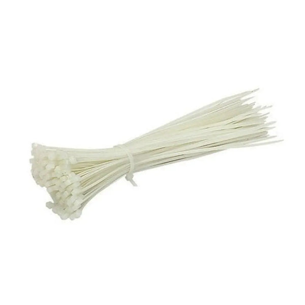 350mm x 3.6mm Nylon Zip Tie (White) Miragegrove