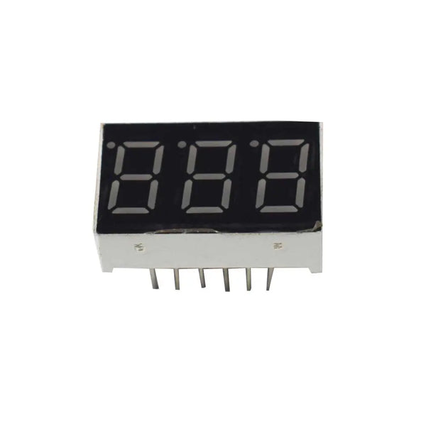 3 Digit Seven Segment Display- Green (Common Cathode) Miragegrove