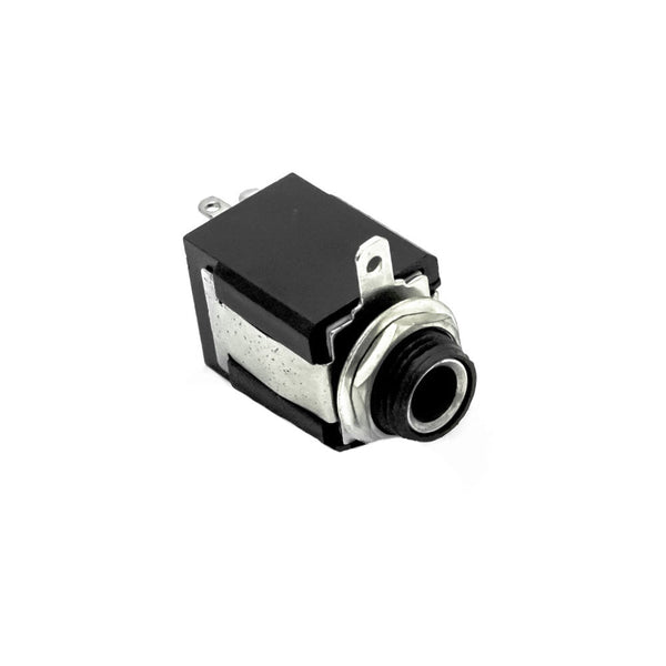 6.3 mm Jack Socket - 2 Pole Panel-Mount Female Closed