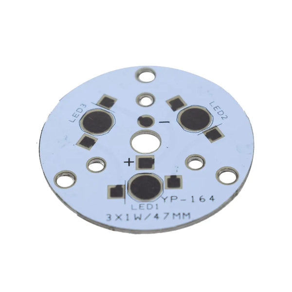 3 Watt 3 LED Aluminum Base Plate Miragegrove