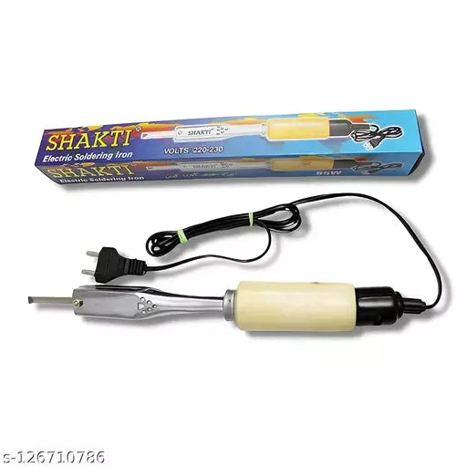 Shakti 65W 230V AC Wooden Soldering Iron - MirageGrove