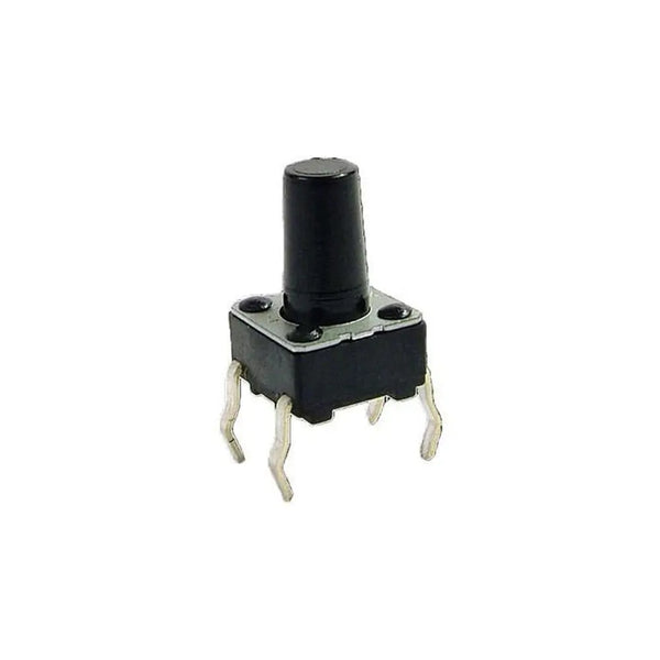 6x6x9mm Tactile Push Button Switch (Black) Miragegrove