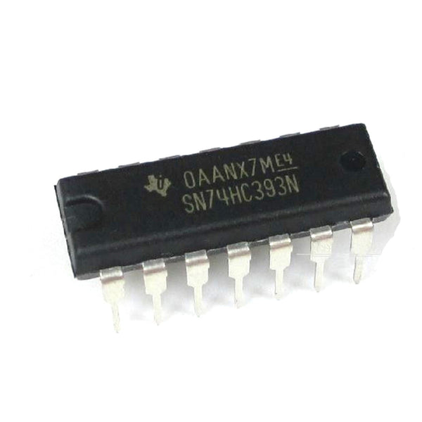 Texas Instruments 74HC393 Two 4-Bit Counter IC (74393 IC) DIP-14 Package - MirageGrove