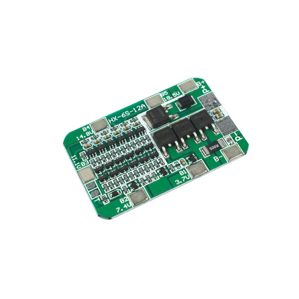 HX-6S-12A 6S 12A 22.2V BMS 18650 Lithium Battery Protection Board