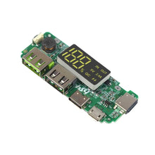 5V 2.4A Dual USB Micro/Type-C Power Bank Module with Display Miragegrove