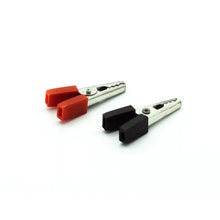 Alligator Clip Red and Black Pair.