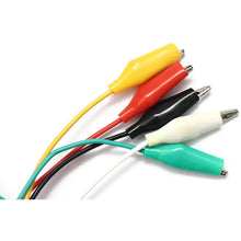 Electrical Alligator Clips with Wires Test Leads Sets - 5 Wires - MirageGrove