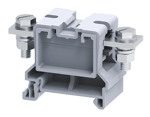 Connectwell CBB35/50 50 sq.mm Stud Type Power Terminal Block (Grey) - MirageGrove