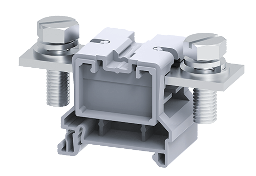 Connectwell CBB95LS 95 sq mm Feed through Slotted Bolt Type Terminal Block - MirageGrove