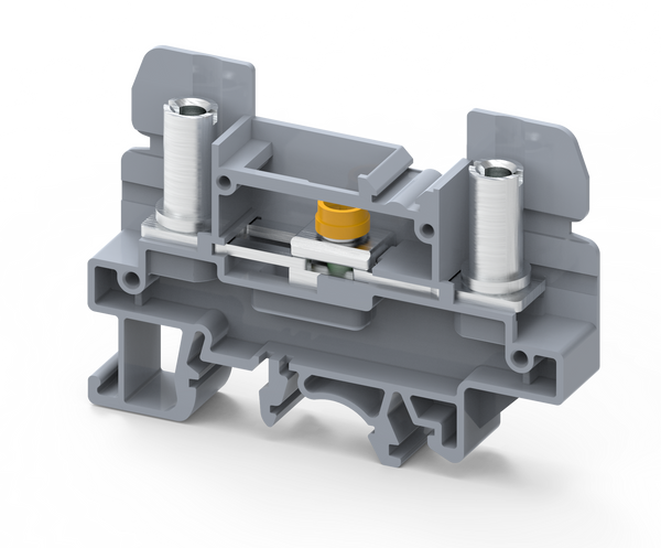 Connectwell CDL4UN(I.S) 4 sq. mm 2 Level Screw Clamp INT Shorted TB - MirageGrove