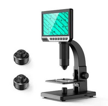 7 Inch 2000X Display Digital LCD Microscope(GI315) With 2 Lenses - MirageGrove