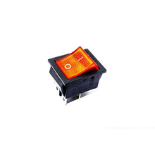 KCD4 16A 250V DPST ON-OFF Rocker Switch with Red Light Miragegrove