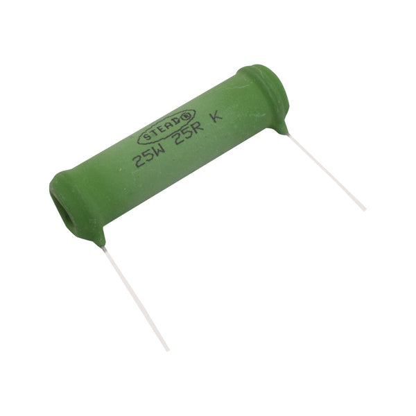 Stead 25 Ohm 25W 25R Wire Wound Resistor - MirageGrove