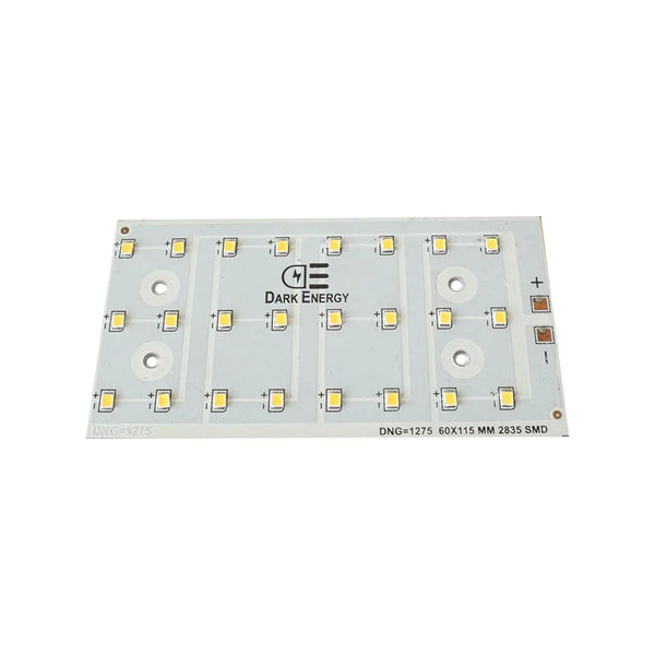 24W White 60mmx115mm Metal Core LED PCB For Street/Flood Lighting Miragegrove