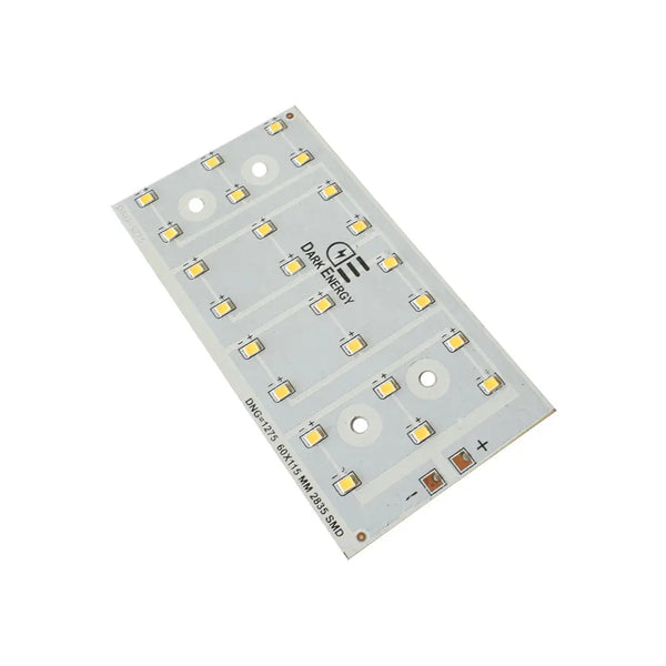 24W White 60mmx115mm Metal Core LED PCB For Street/Flood Lighting Miragegrove