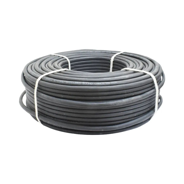 6 Core 16/.200mm Black Shielded Round Cable (10 Meter) Miragegrove