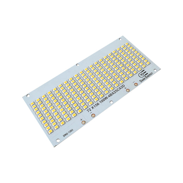 100W Warm White 156mm x 72mm Metal Core LED PCB - MirageGrove