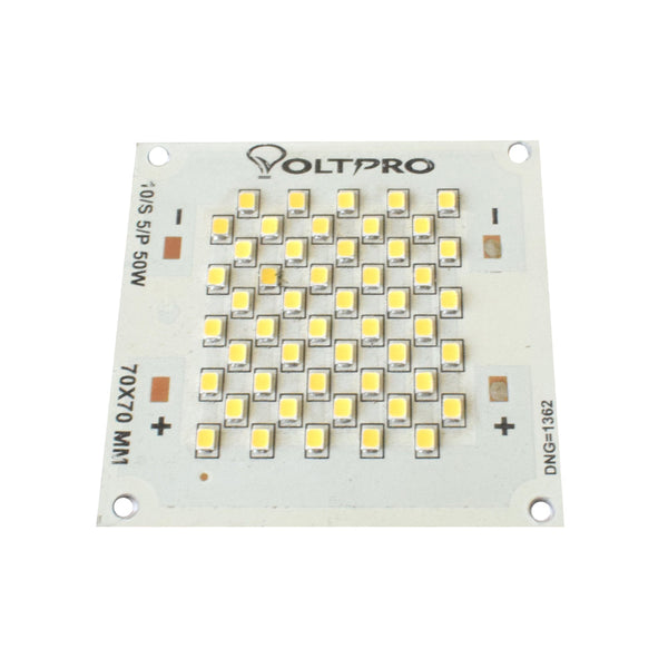 50W White 70mm x 70mm Metal Core LED PCB - MirageGrove