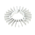 DE-10 Circular Extruded Aluminium Heat Sink 45mm x 20mm for LED Lighting Miragegrove