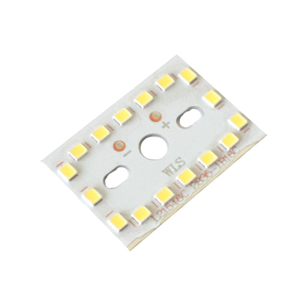 15W White 38mm x 27mm Metal Core LED PCB - MirageGrove