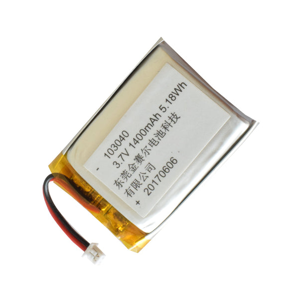 KP 103040 3.7V 1400mAh Lithium Polymer Battery