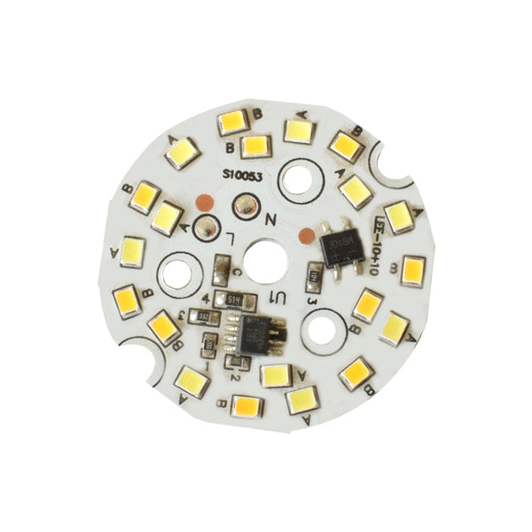 9W Warm White, White 44mm Round DOB LED