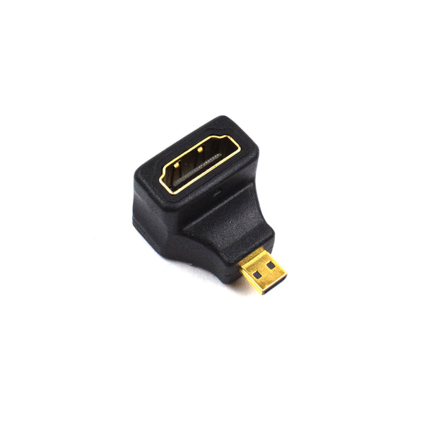 Micro HDMI Male to HDMI Female L Shape Adapter/Connector