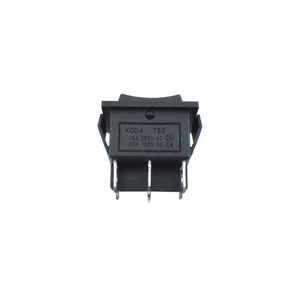 16A 250V AC DPDT Rocker Momentary Switch - MirageGrove